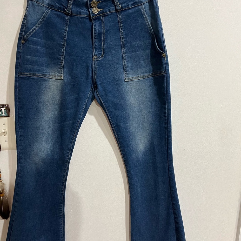 Pastel Blue Denim Jeans 15/16 31 H-33